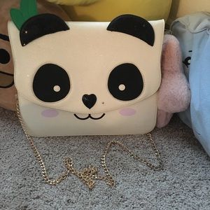 Betsey Johnson Panda Shoulder Purse